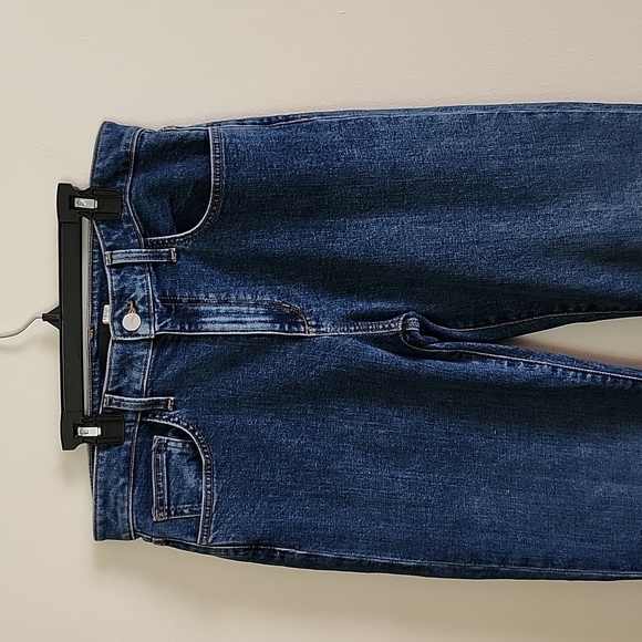 Joe's jeans Callie high rise cropped boot cut jeans frayed hem fades 2 light hem - Picture 2 of 10